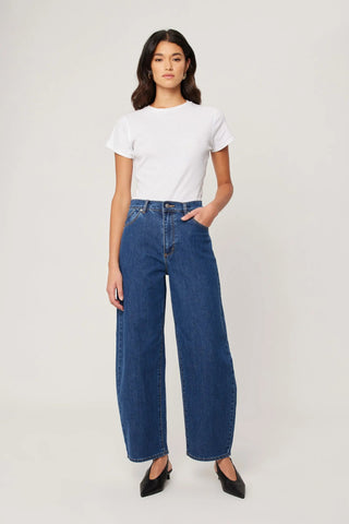 Gigi Barrel Jean - Forever Blue - Jeans - Rollas - The Soho Movement