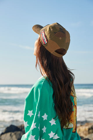 Good Vibes Camo Drill Cap - Caps - Sabbi - The Soho Movement