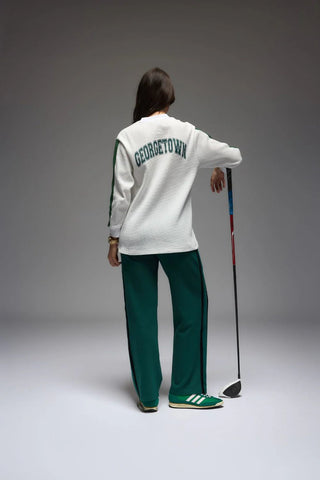 GT Long Sleeve Waffle Top - White - Long sleeve tops - Araminta James - The Soho Movement