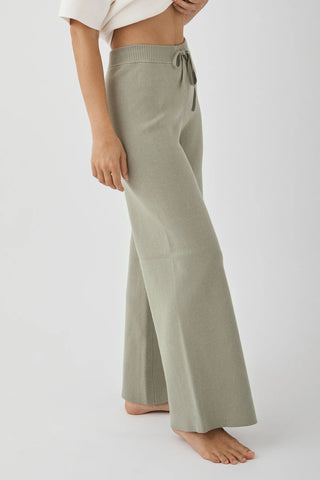 Harriet Organic Knit Pants - Sage - Arcaa Movement - The Soho Movement