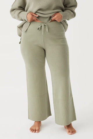 Harriet Organic Knit Pants - Sage - Arcaa Movement - The Soho Movement