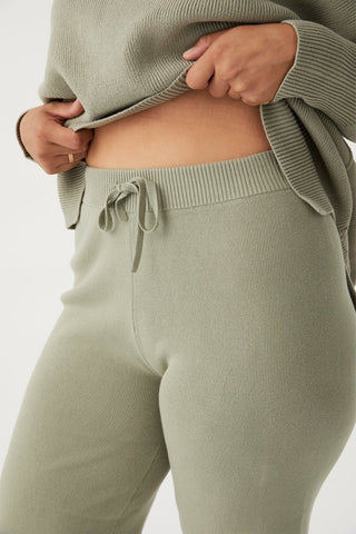 Harriet Organic Knit Pants - Sage - Arcaa Movement - The Soho Movement