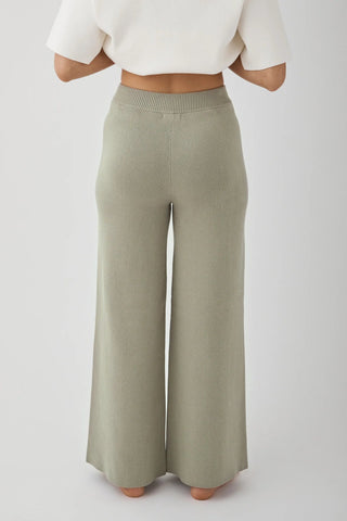 Harriet Organic Knit Pants - Sage - Arcaa Movement - The Soho Movement