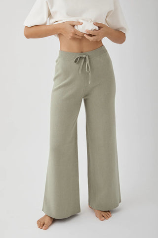 Harriet Organic Knit Pants - Sage - Arcaa Movement - The Soho Movement