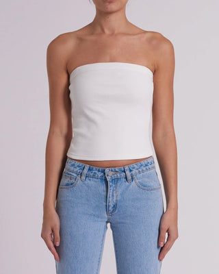 Heather Icon Long Bandeau - White Sand - Abrand - The Soho Movement