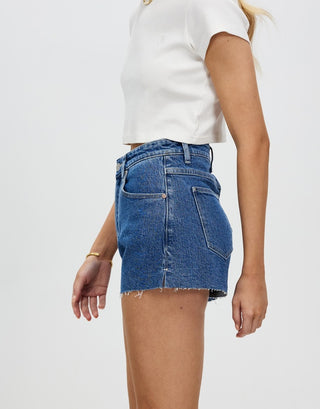 Cecilia High Relaxed Short - Vintage Blue
