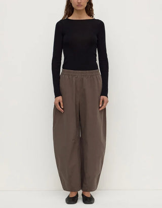 Lola Barrel Pant - Bark