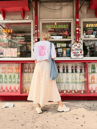 I’m Beautiful Tee Dress - White/Pink - Tshirts - The Soho Movement - The Soho Movement