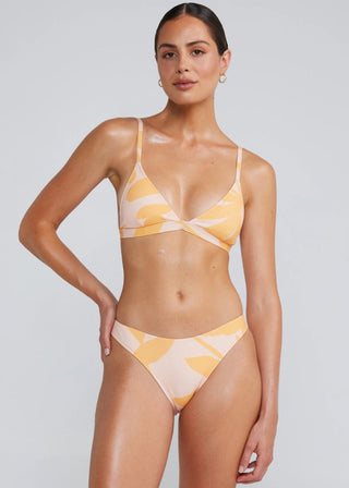 Islander Hi Cut Curve Bottom - Peach - Poolside Paradiso - The Soho Movement
