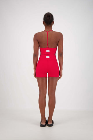 Joan Crop Top - Red - Activewear - Jasmine Alexa - The Soho Movement