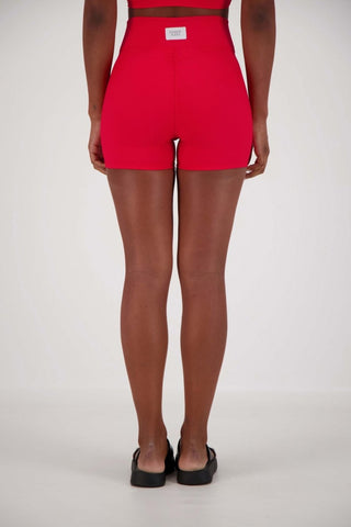 Joan Shorts - Red - Activewear - Jasmine Alexa - The Soho Movement