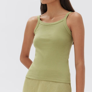 Keira Organic Tank - Agave - Assembly Label - The Soho Movement