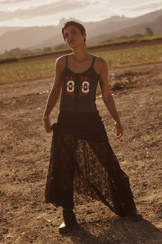 Lace Maxi Skirt - Black - Skirts - Sabbi - The Soho Movement