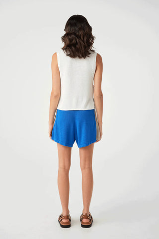 Larri Linen Short - French Blue - Shorts - Arcaa Movement - The Soho Movement