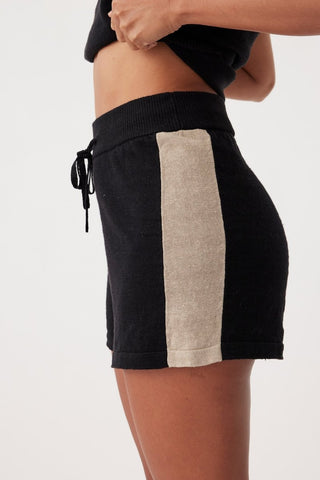 Larri Short - Black/Taupe - Shorts - Arcaa Movement - The Soho Movement