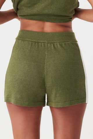 Larri Short - Caper/Cream - Shorts - Arcaa Movement - The Soho Movement