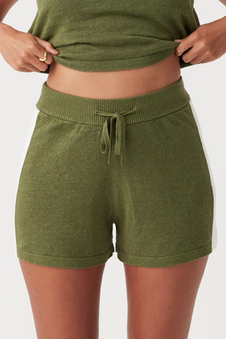 Larri Short - Caper/Cream - Shorts - Arcaa Movement - The Soho Movement