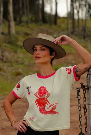Leave It All Behind Tee - Cream/Red - Tees - Sabbi - The Soho Movement