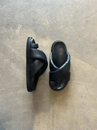 Leeds Sandal - Black - Human Premium - The Soho Movement