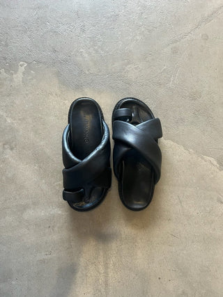 Leeds Sandal - Black - Human Premium - The Soho Movement