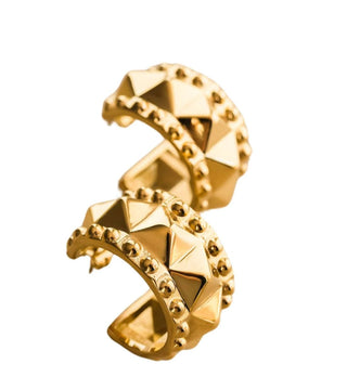 Leo Gold Earrings - Earrings - Indigo and Wolfe - The Soho Movement
