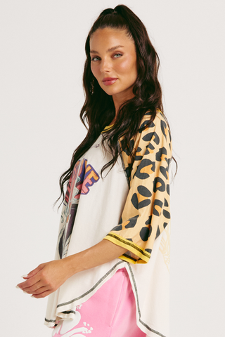 67 Raglan Tee - Leopard