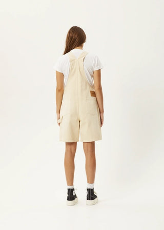 Lewi Hemp Short Overalls - Sand - Afends - The Soho Movement