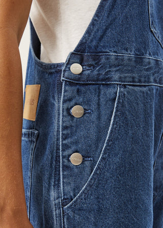 Louis Hemp Baggy Overalls - Authentic Blue - Overalls - Afends - The Soho Movement