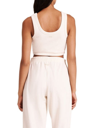 Lounge Fleece Crop - Natural - Crop - Nude Lucy - The Soho Movement