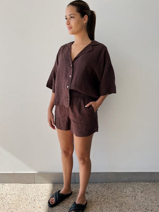 Lounge Linen Short - Chico - Nude Lucy - The Soho Movement