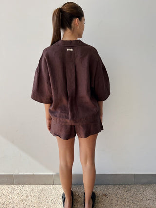 Lounge Linen Short - Chico - Nude Lucy - The Soho Movement
