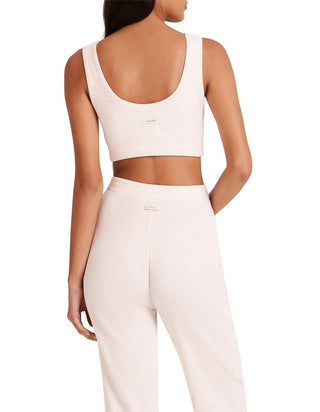 Lounge Rib Crop - Cream Marle - Crop - Nude Lucy - The Soho Movement