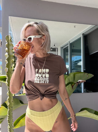 Love Made Me Tee - Coffee - The Soho Movement - The Soho Movement
