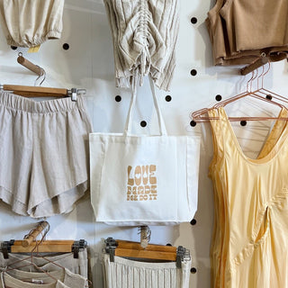 Love Made Me Tote Bag - White - The Soho Movement - The Soho Movement