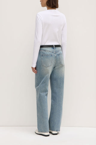 Lyla Long Sleeve Tee - White - Long sleeve tops - Assembly Label - The Soho Movement