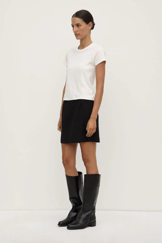 Maeve Wool Skirt - Black - Mini Skirts - Assembly Label - The Soho Movement