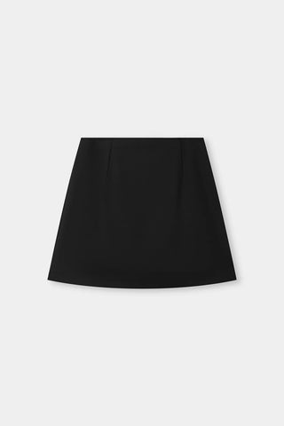 Maeve Wool Skirt - Black - Mini Skirts - Assembly Label - The Soho Movement