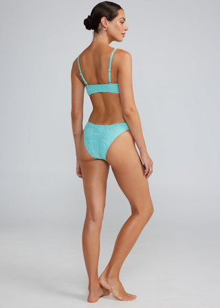Mai Tai Scoop Bralette Top - Aqua - Poolside Paradiso - The Soho Movement