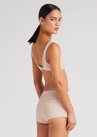 Mai Tai Shorty Bikini Bottom - Mushroom - Swimwear - Poolside Paradiso - The Soho Movement