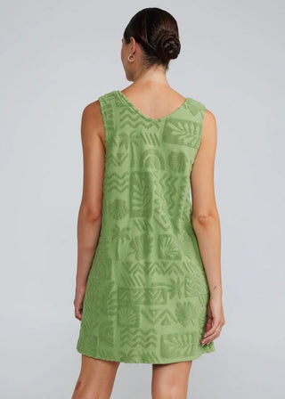 Mai Tai Tunic Dress - Palm - Poolside Paradiso - The Soho Movement
