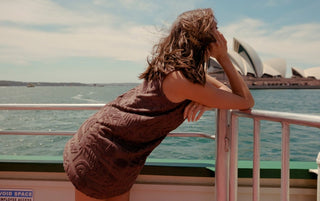 Mai Tai V Neck Towelling Dress - Chocolate - Dresses - Poolside Paradiso - The Soho Movement