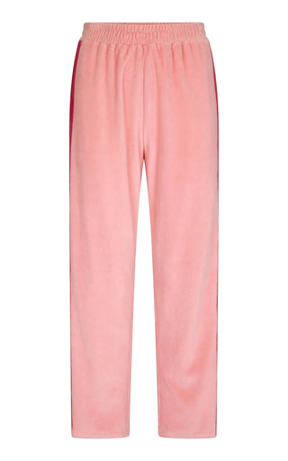 Mara Velour Pants - Blush - Trackpants - Araminta James - The Soho Movement