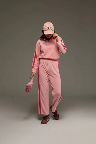Mara Velour Sweater - Blush - Jumpers - Araminta James - The Soho Movement