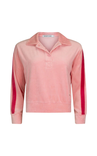 Mara Velour Sweater - Blush - Jumpers - Araminta James - The Soho Movement