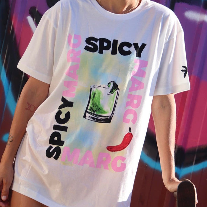 Spicy Marg Organic Tee - Off White