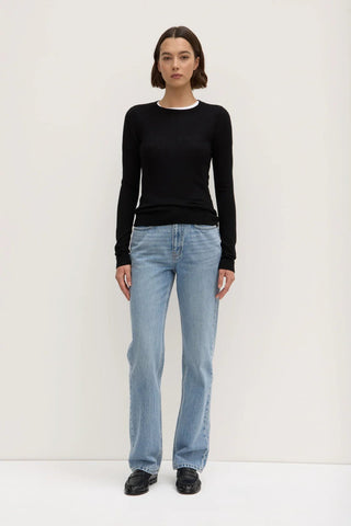 Miranda Wool Knit Top - Black - Knitwear - Assembly Label - The Soho Movement