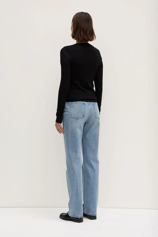 Miranda Wool Knit Top - Black - Knitwear - Assembly Label - The Soho Movement