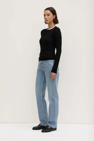 Miranda Wool Knit Top - Black - Knitwear - Assembly Label - The Soho Movement