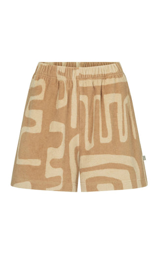 Morocco Terry Short - Biscuit - Shorts - Araminta James - The Soho Movement