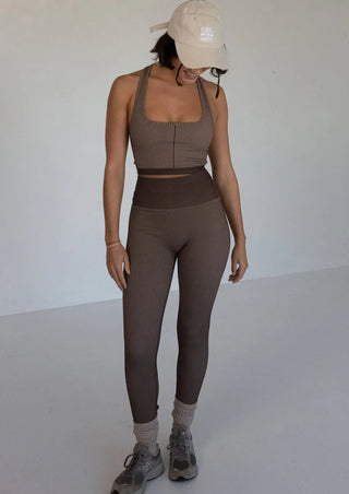 Move Legging - Brown - Pinky & Kamal - The Soho Movement